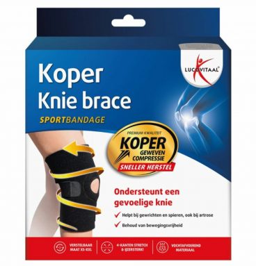 Lucovitaal Brace Knie Koper