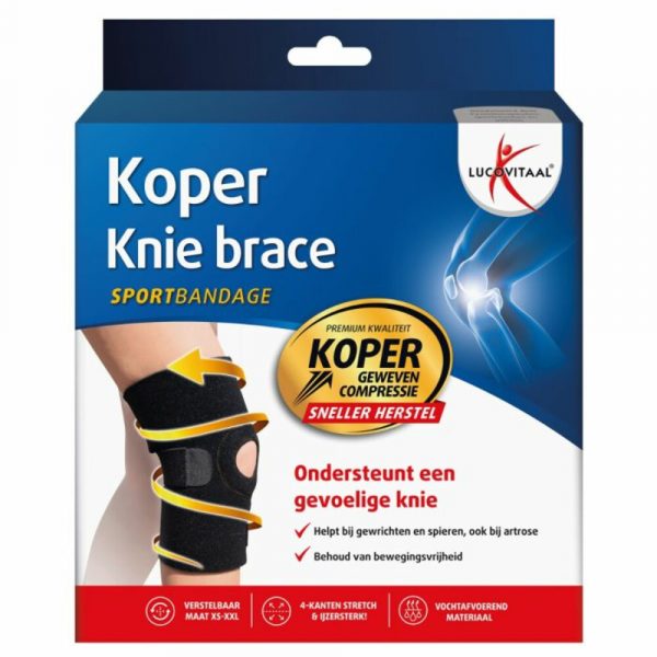 Lucovitaal Brace Knie Koper