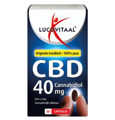 3x Lucovitaal CBD 40 mg capsules 30 capsules