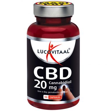 2x Lucovitaal CBD Cannabidiol 20 mg 90 capsules