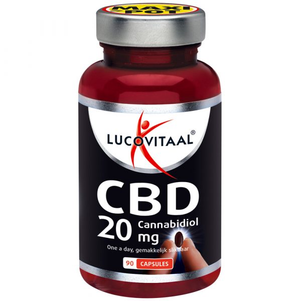 2x Lucovitaal CBD Cannabidiol 20 mg 90 capsules