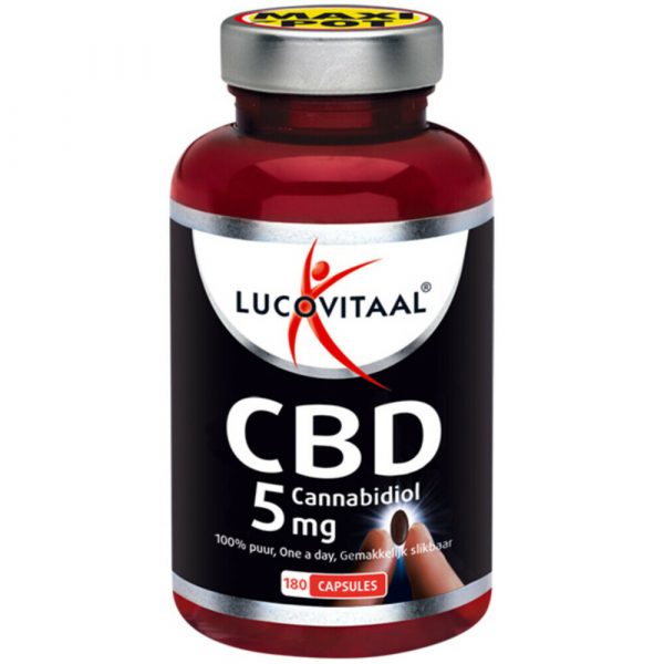 2x Lucovitaal CBD Cannabidiol 5 mg 180 capsules