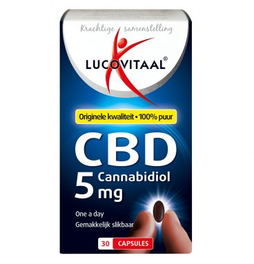 3x Lucovitaal CBD Cannabidiol 5 mg 30 capsules