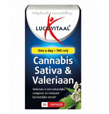 Lucovitaal Cannabis Sativa&Valeriaan 30 capsules