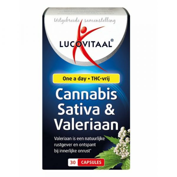 Lucovitaal Cannabis Sativa&Valeriaan 30 capsules