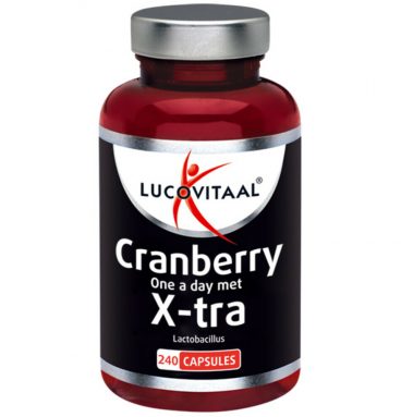 3x Lucovitaal Cranberry X-tra One a Day 240 capsules