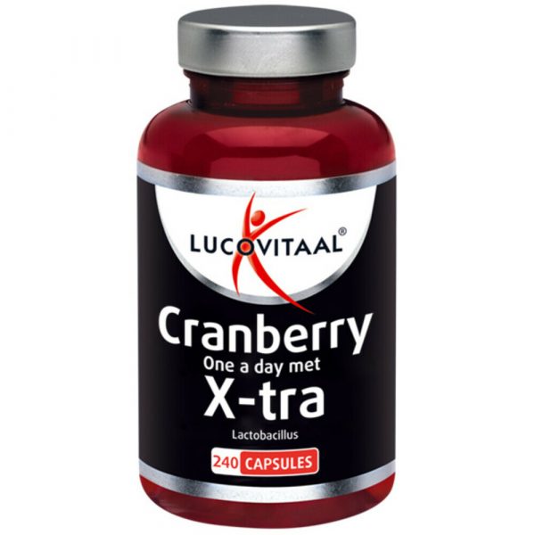 3x Lucovitaal Cranberry X-tra One a Day 240 capsules