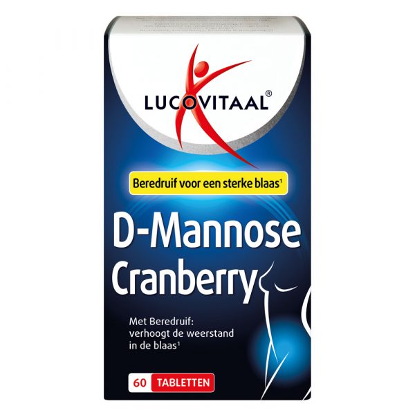 3x Lucovitaal D-Mannose Cranberry Blaasfunctie 60 tabletten