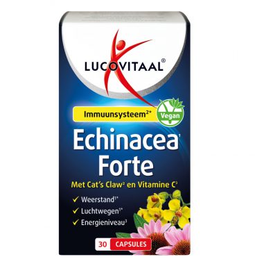 2x Lucovitaal Echinacea Forte Met Cat's Claw 30 capsules