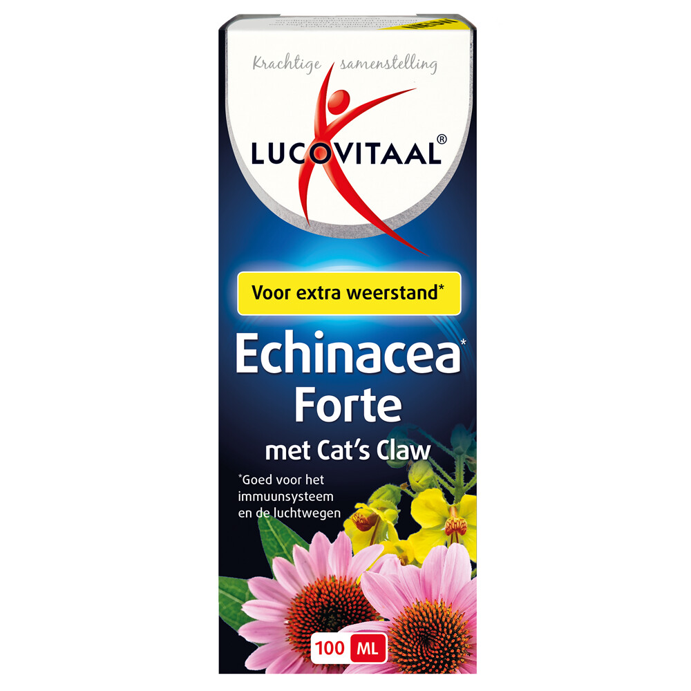 3x Lucovitaal Echinacea Forte met Cat's Claw 100 ml