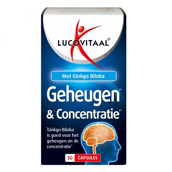 3x Lucovitaal Geheugen&Concentratie 30 capsules