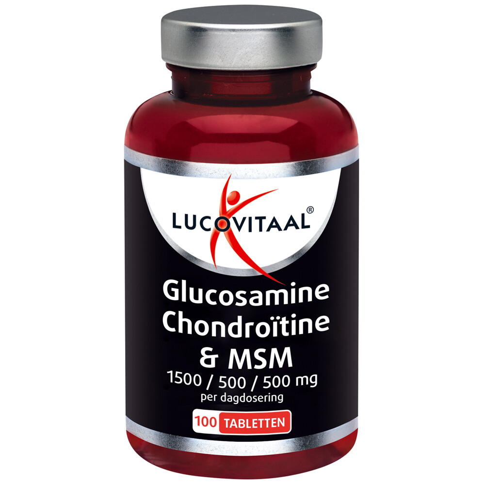 3x Lucovitaal Glucosamine Chondroïtine&MSM 100 tabletten