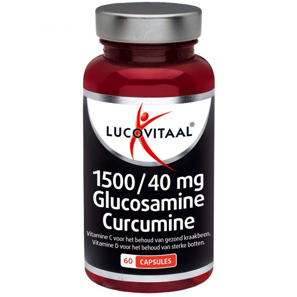 Lucovitaal Glucosamine Curcumine 1500/40mg 60 capsules