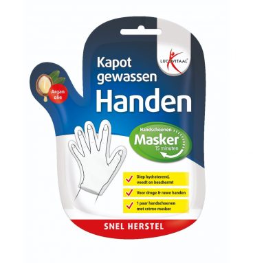 Lucovitaal Handmasker Kapot Gewassen Handen 1 paar