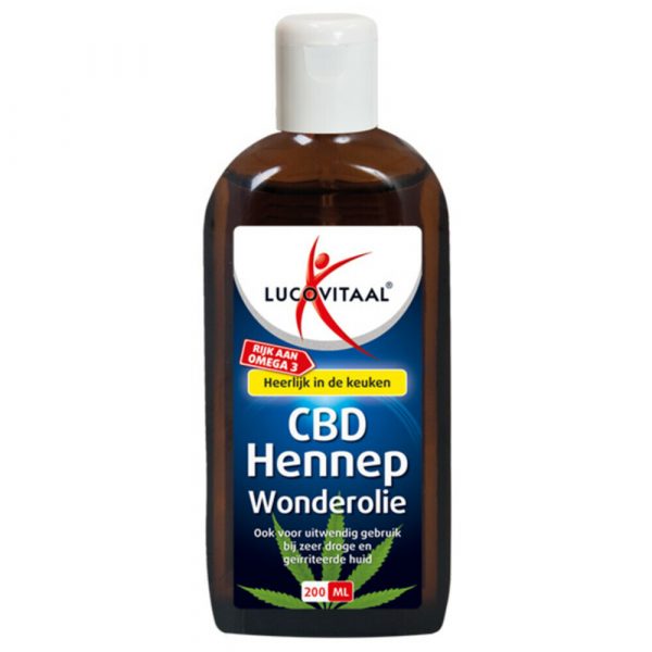 3x Lucovitaal Hennep CBD Wonderolie 200 ml