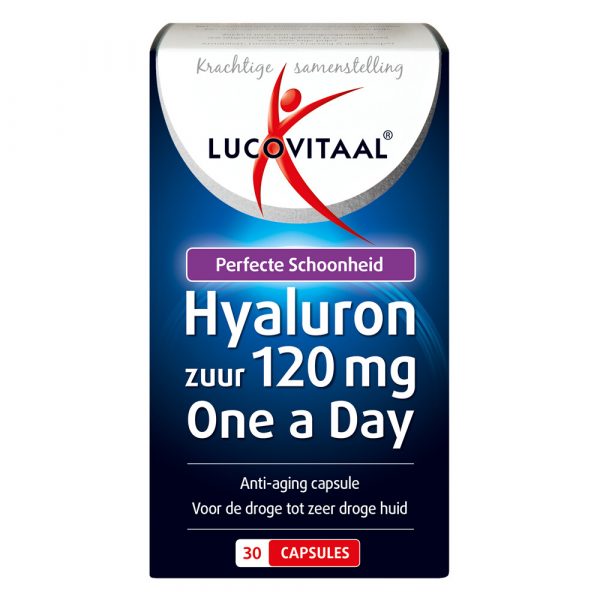 3x Lucovitaal Hyaluronzuur 120mg One A Day 30 capsules