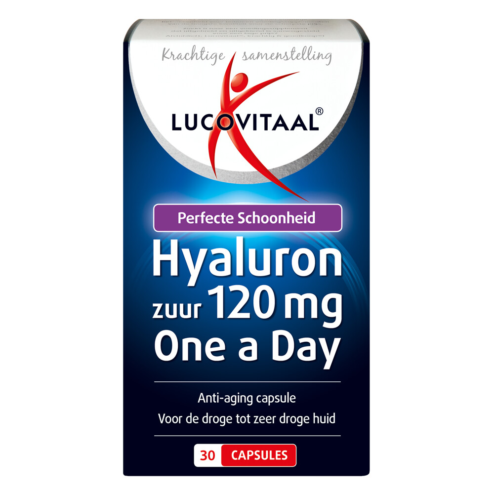 3x Lucovitaal Hyaluronzuur 120mg One A Day 30 capsules