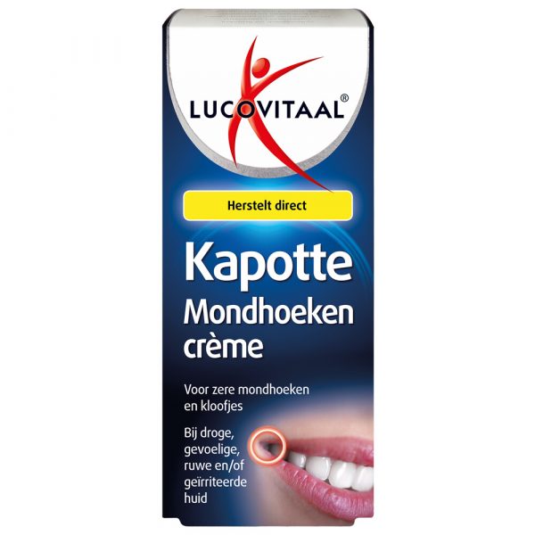 3x Lucovitaal Kapotte Mondhoeken Creme 15 ml