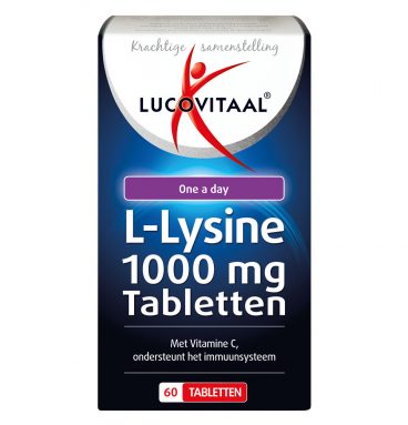 3x Lucovitaal L-Lysine 1000 mg 60 tabletten