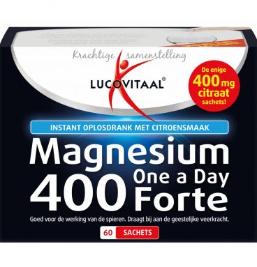 Lucovitaal Magnesium 400 Forte One a Day 60 sachets