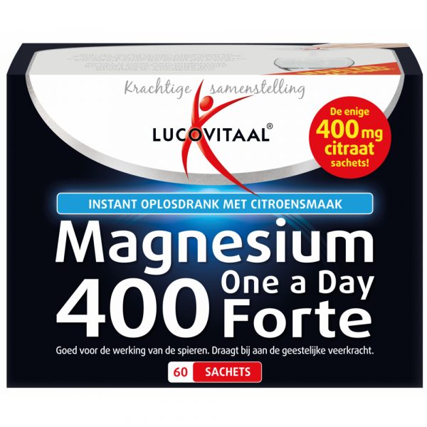 Lucovitaal Magnesium 400 Forte One a Day 60 sachets