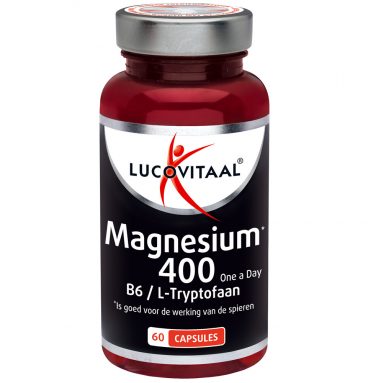 3x Lucovitaal Magnesium 400 L-Tryptofaan 60 capsules