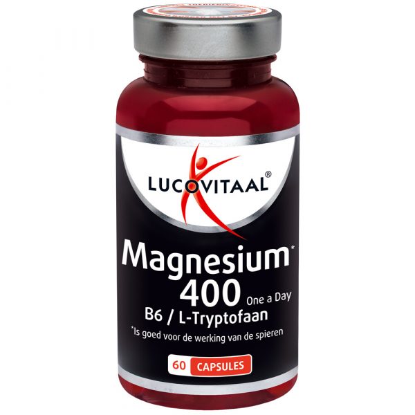 3x Lucovitaal Magnesium 400 L-Tryptofaan 60 capsules