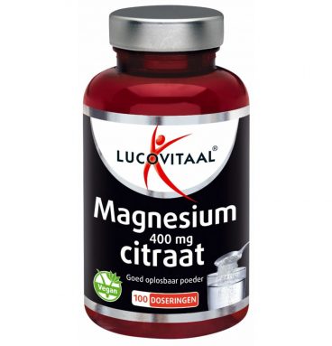 Lucovitaal Magnesium Citraat 400 mg Poeder 100 doseringen 250 gram