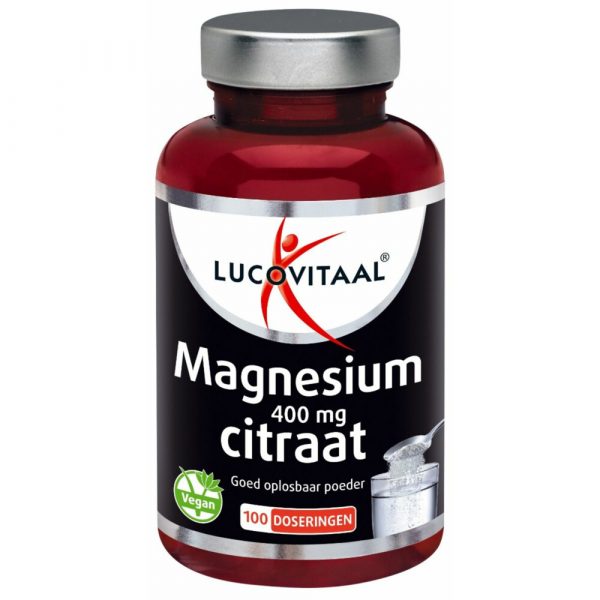 Lucovitaal Magnesium Citraat 400 mg Poeder 100 doseringen 250 gram