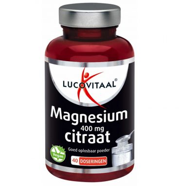 Lucovitaal Magnesium Citraat 400 mg Poeder 40 doseringen 100 gram