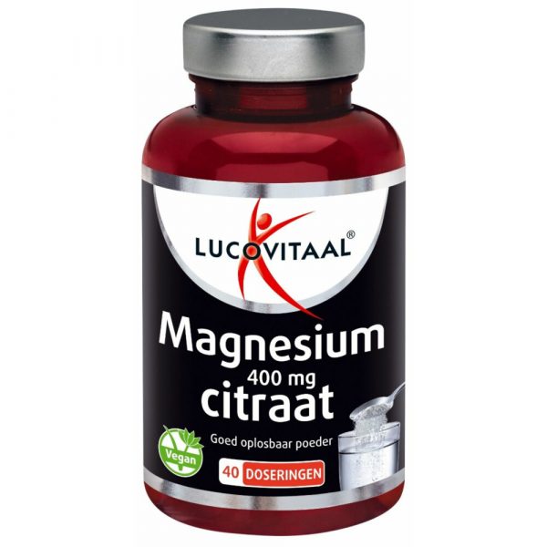 Lucovitaal Magnesium Citraat 400 mg Poeder 40 doseringen 100 gram