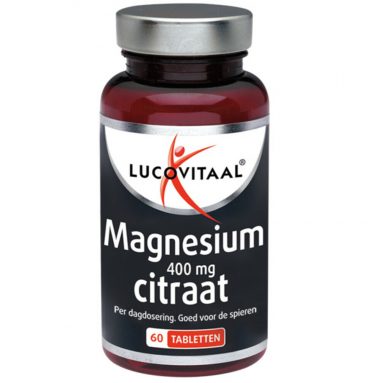 3x Lucovitaal Magnesium Citraat 400mg 60 tabletten