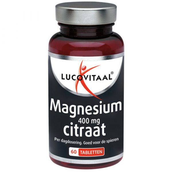 3x Lucovitaal Magnesium Citraat 400mg 60 tabletten