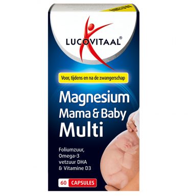 3x Lucovitaal Magnesium Mama&Baby Multi 60 capsules