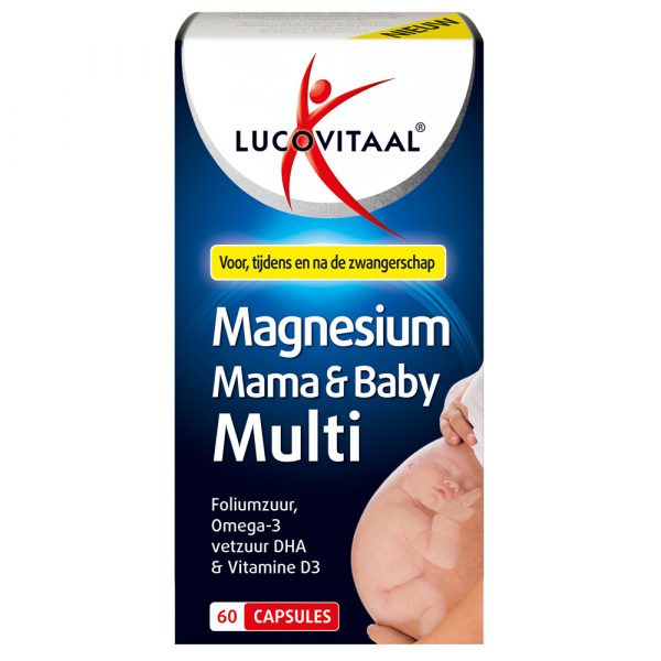 3x Lucovitaal Magnesium Mama&Baby Multi 60 capsules