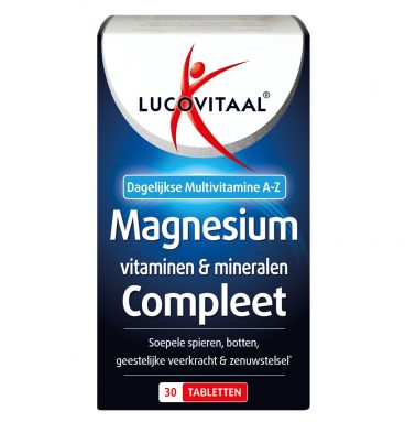 2x Lucovitaal Magnesium Vitamine en Mineralen Compleet 30 tabletten