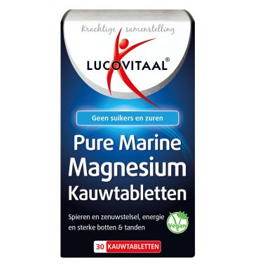 3x Lucovitaal Marine Magnesium 30 kauwtabletten