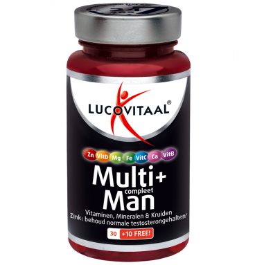 3x Lucovitaal Multi + Compleet Man 40 tabletten