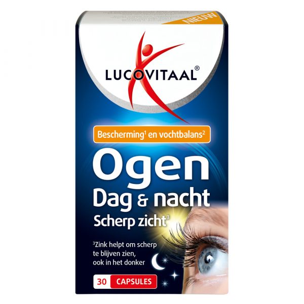 Lucovitaal Ogen Dag&Nacht Scherp Zicht 30 capsules