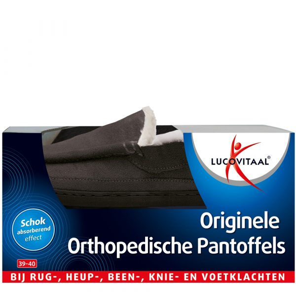 2x Lucovitaal Orthopedische Pantoffel Maat 39-40 1 paar