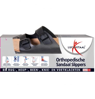 Lucovitaal Orthopedische Sandaal Slippers Maat 40 1 paar