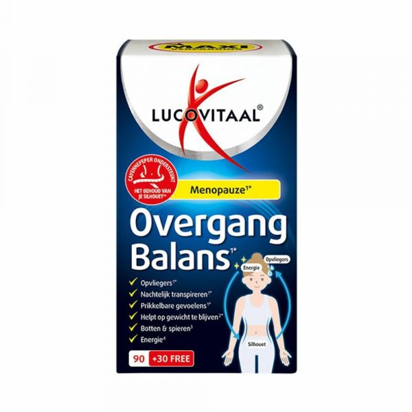 Lucovitaal Overgang Balans Maxi Verpakking 120 tabletten