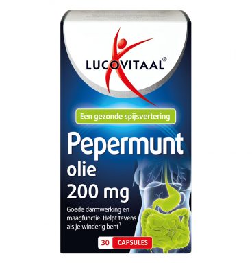 3x Lucovitaal Pepermuntolie 30 capsules