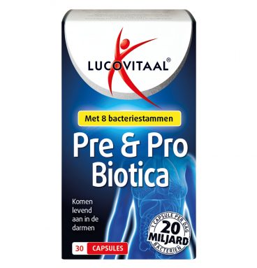 3x Lucovitaal Pre&Probiotica 30 capsules