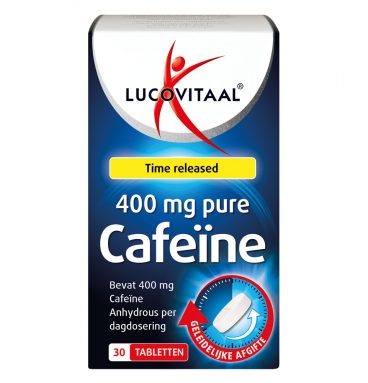 3x Lucovitaal Pure Cafeïne 400 mg 30 tabletten