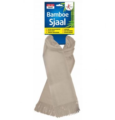 Lucovitaal Sjaal Bamboe Beige