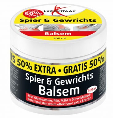 12x Lucovitaal Spier&Gewrichtsbalsem 50% Extra 300 ml