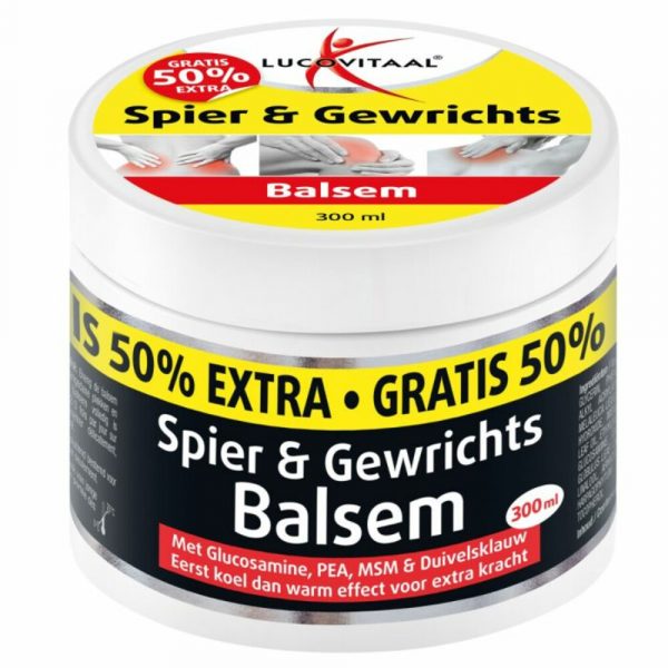 12x Lucovitaal Spier&Gewrichtsbalsem 50% Extra 300 ml