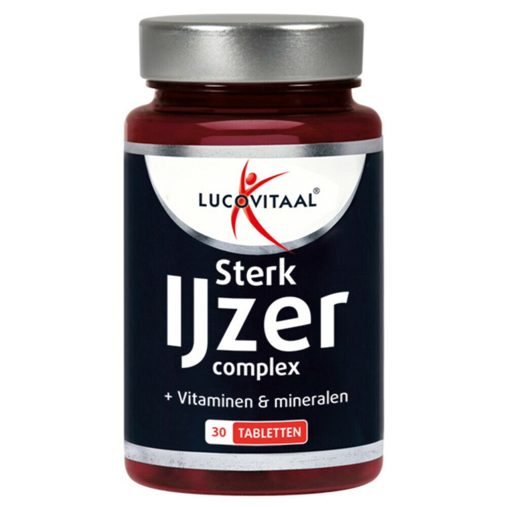 4x Lucovitaal Sterk IJzer Complex 30 tabletten