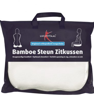 2x Lucovitaal Steun Zitkussen Bamboe